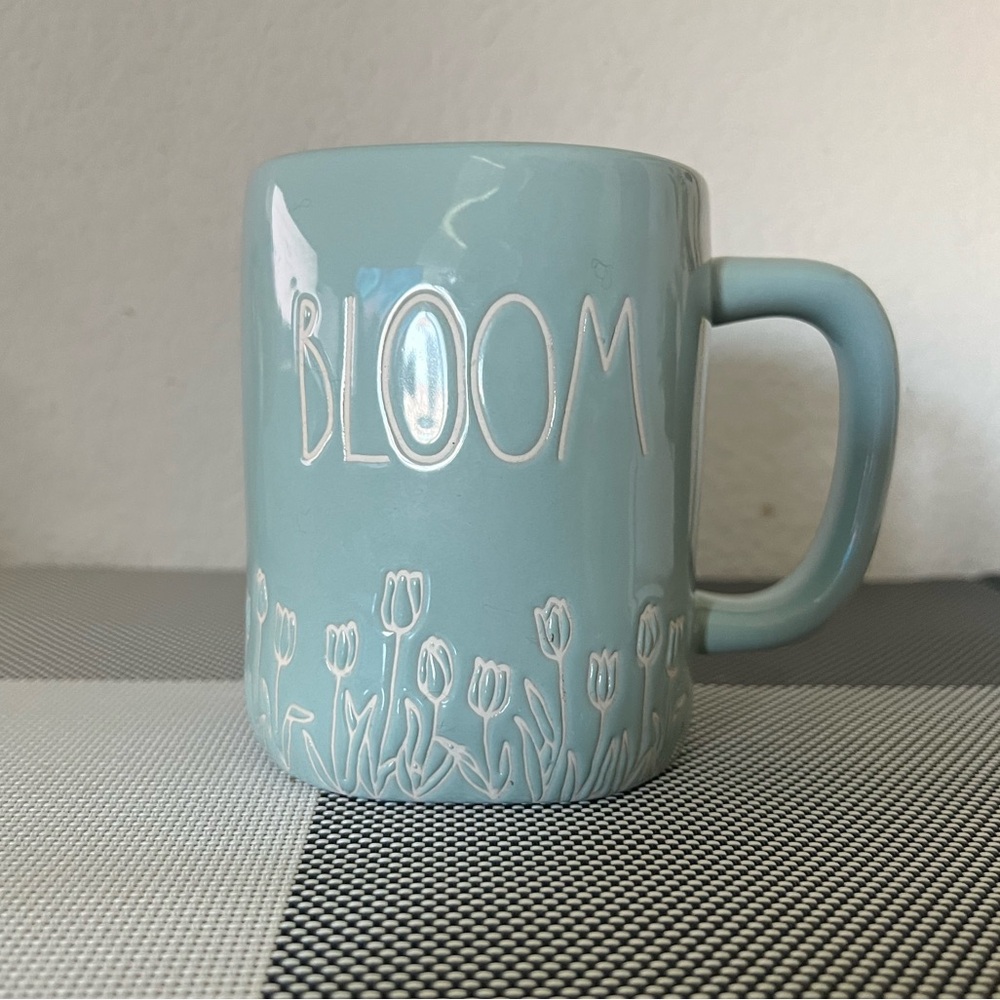 Rae Dunn Bloom Blue Mug